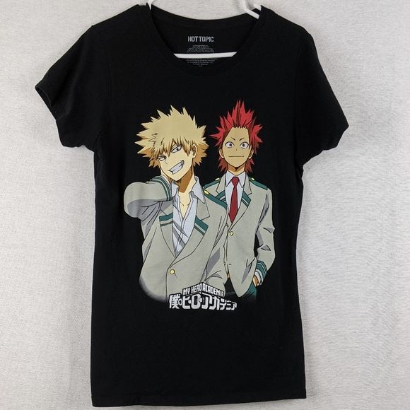 Hot Topic Tops - My hero academia Black tshirt size XL